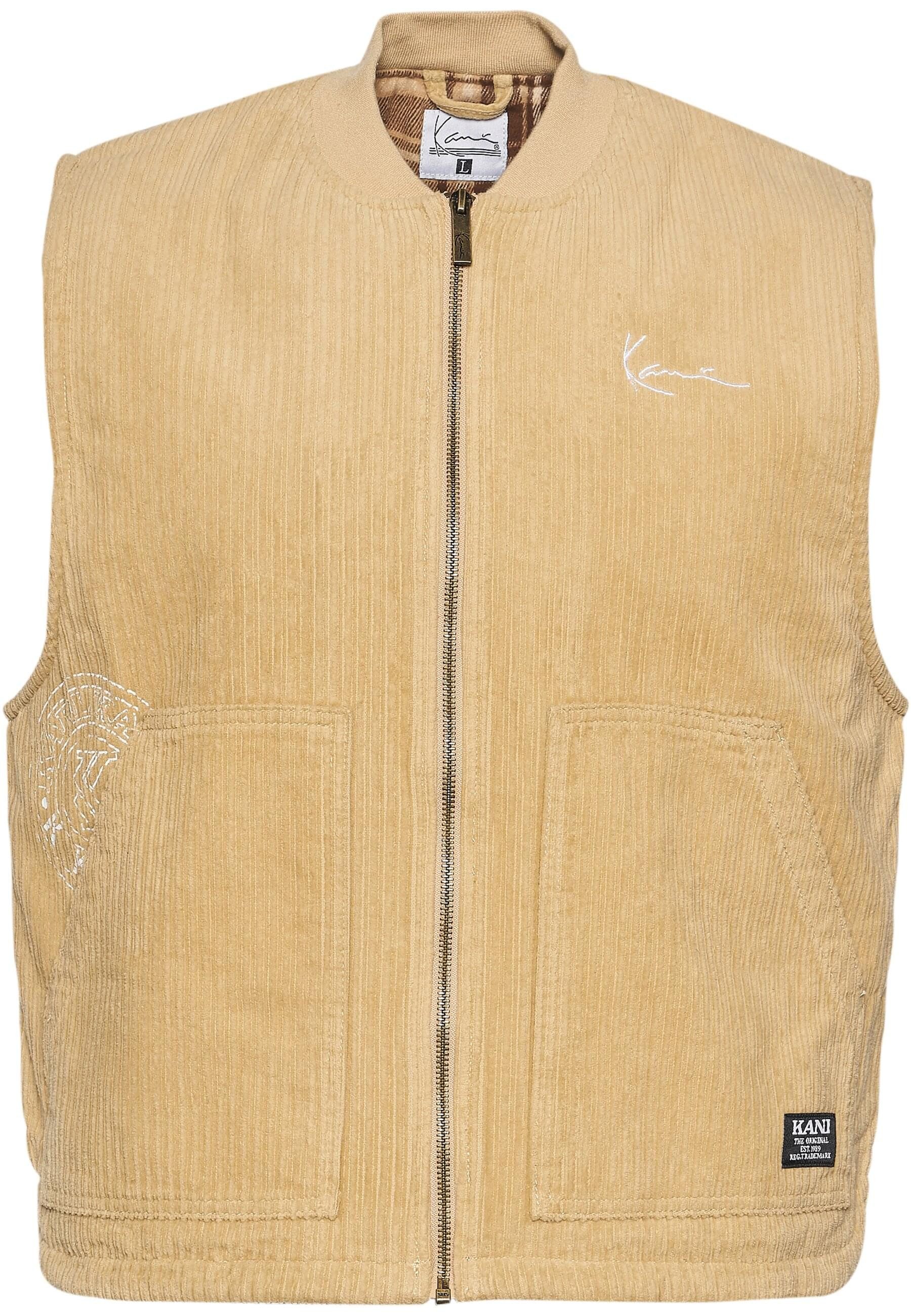 Karl Kani Steppweste Karl Kani Herren KU233-006-1 KK Chest Signature Corduroy Vest (1-tlg)
