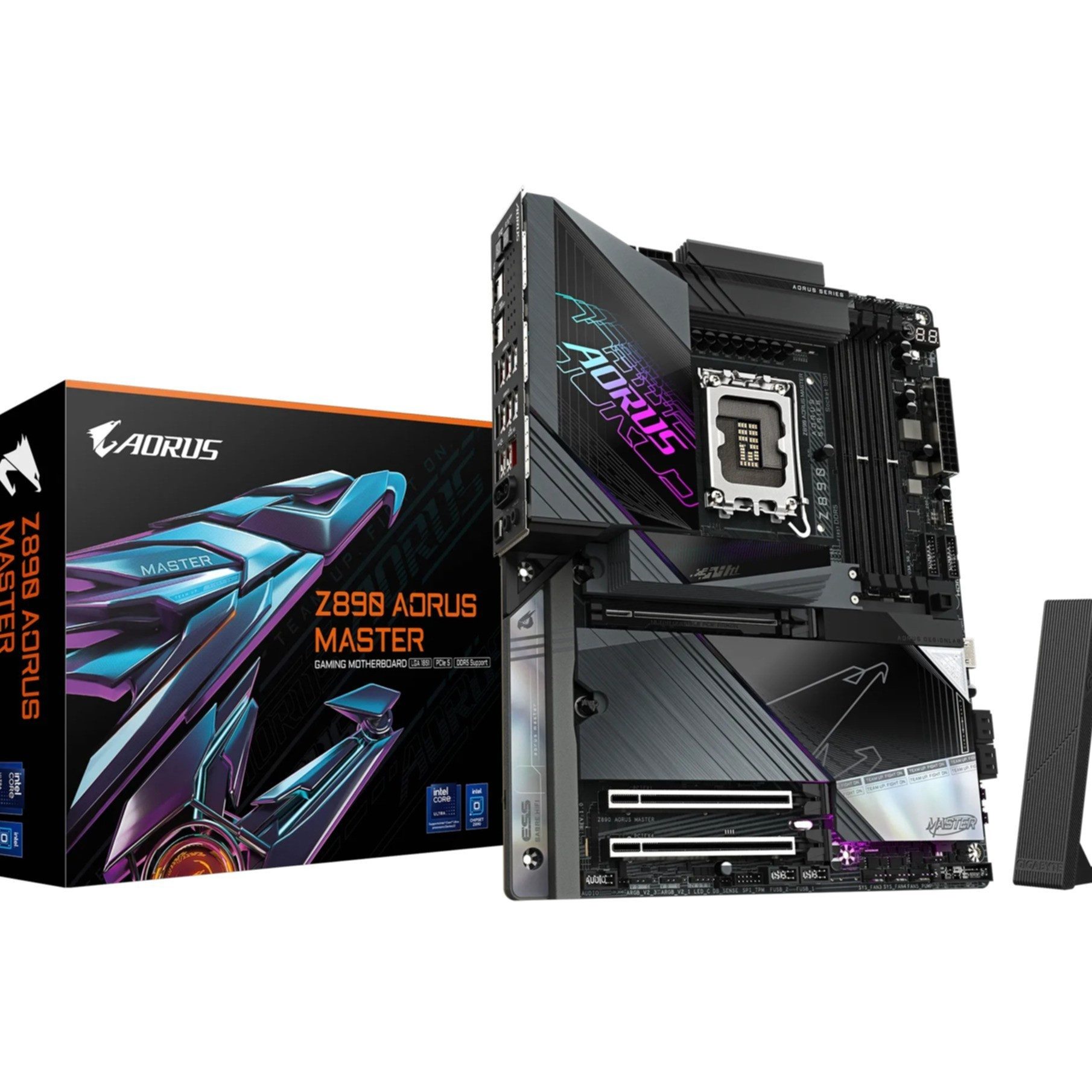 Gigabyte Z890 AORUS MASTER Mainboard - Unterstützt Intel Core Ultra Mainboard