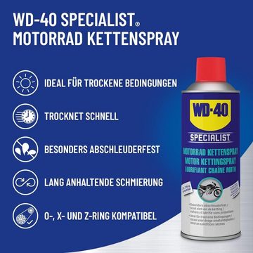 WD-40 Schmierfett Specialist Motorrad Kettenspray 6x400ml, 2400 ml, (6-St)