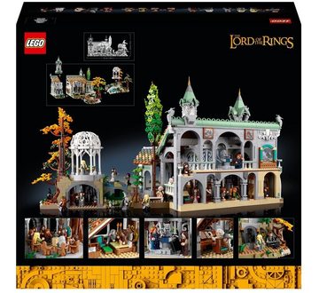 LEGO® Spielbausteine 10316 Der Herr der Ringe - Bruchtal mit 15 Minifiguren, (Set, 6167 St., Konstruktionsset), Baue ein Tal aus Mittelerde, Geschenk zu Weihnachten