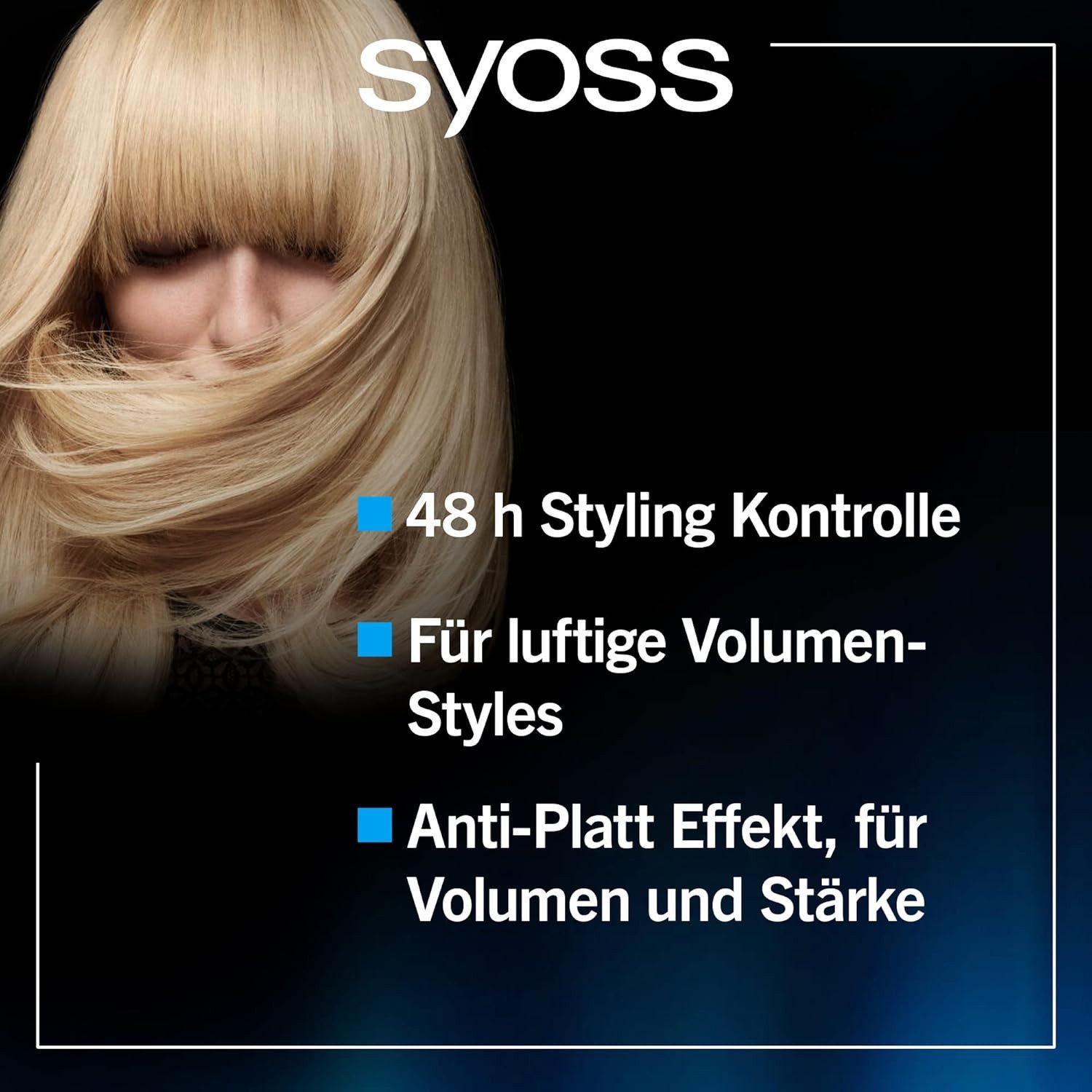 Syoss Haarspray Haarspray Volume Lift 6er Pack (6x 400 ml) Haltegrad 4, 6-tlg., Volumen Spray für 48 h Styling-Kontrolle, ohne zu beschweren