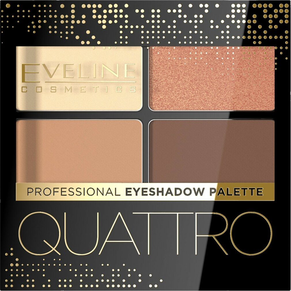 Eveline Cosmetics Lidschatten EVELINE Quattro Professional Lidschatten Palette 01