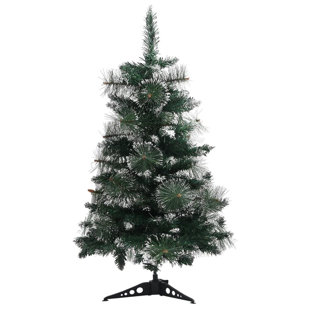 mit cm Weiß PVC und 60 Grün Ständer furnicato Künstlicher Weihnachtsbaum