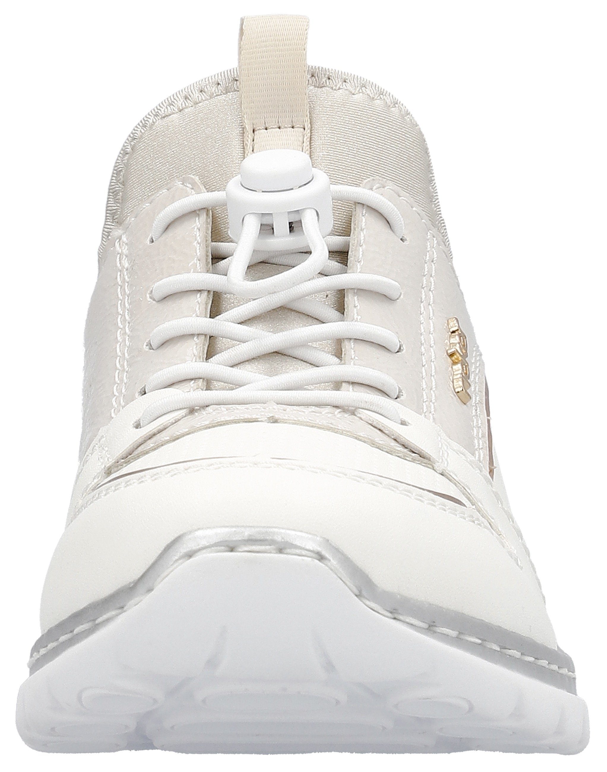 Rieker Slip-On Sneaker Slipper, Schlupfschuh, Freizeitschuh mit Gummizug und Elastikeinstieg