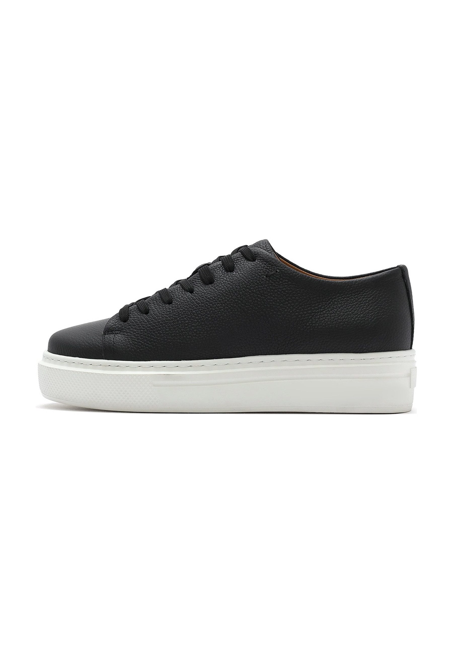 Derimod Leder Sneaker Sneaker Echtes Leder, Lederfutter, Gummisohle, Schnürverschluss