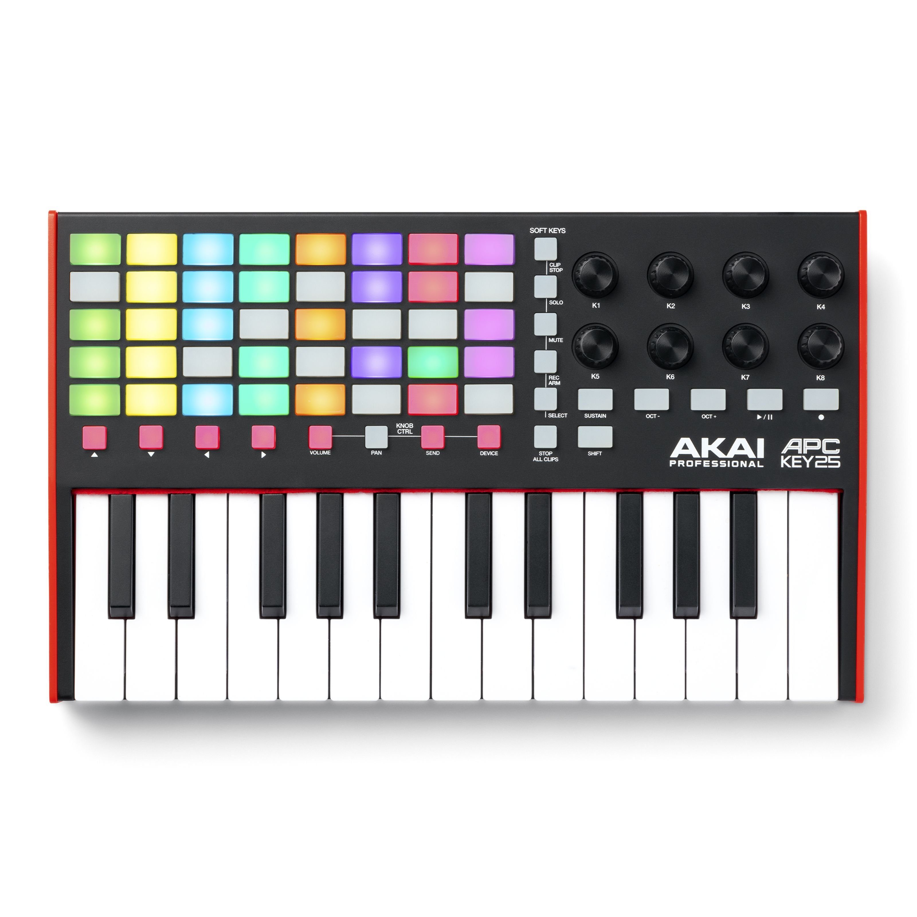 Akai Masterkeyboard (Masterkeyboards, MIDI-Keyboard 25), APC Key 25 MkII - Midi Keyboard