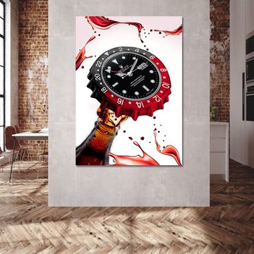 ArtMind XXL-Wandbild COCA COLA, Premium Wandbilder als Poster & gerahmte Leinwand in verschiedenen Größen, Wall Art, Bild, Canva