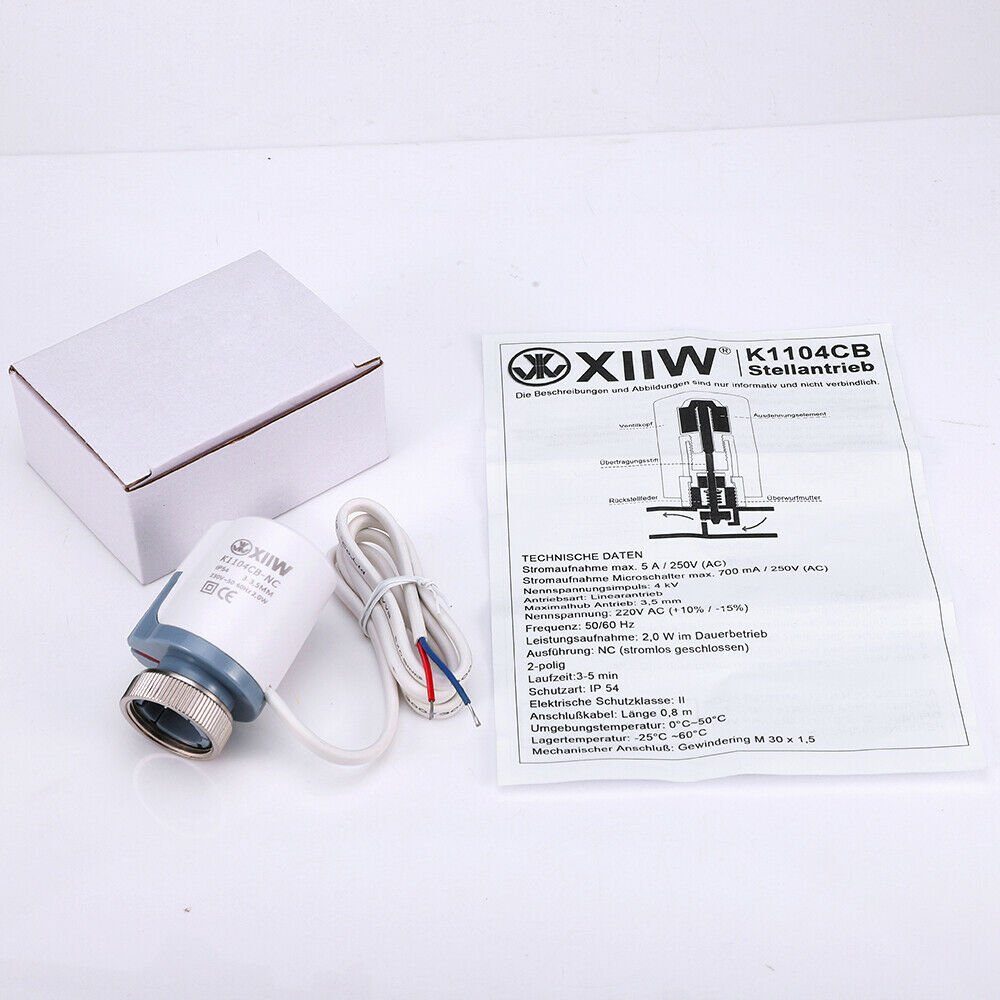 XERSEK Heizkörperthermostat Stellantrieb Fußbodenheizung Thermischer Thermo günstig online kaufen