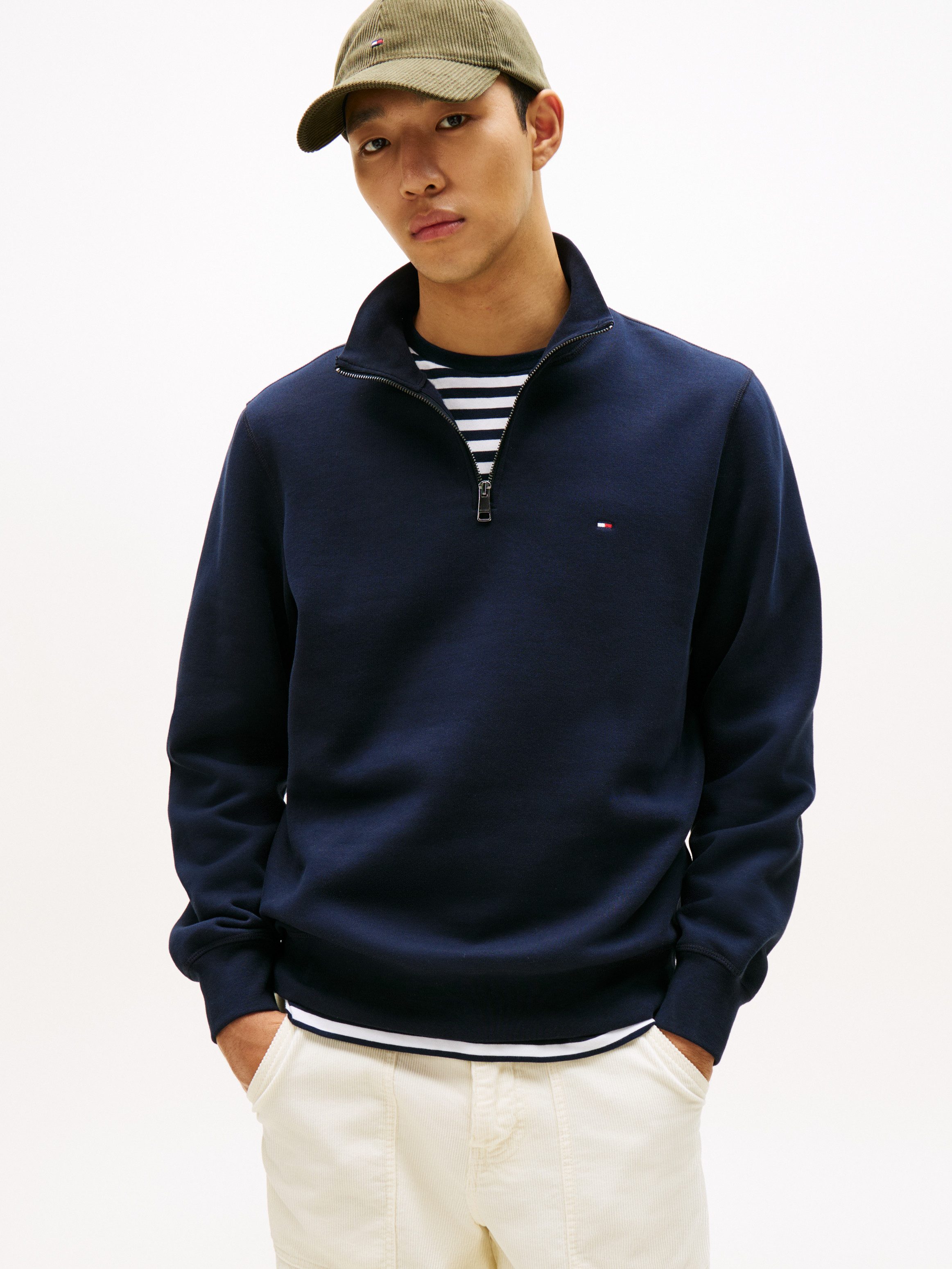 Tommy Hilfiger Sweatshirt ESSENTIAL FLEECE 1/4 günstig online kaufen