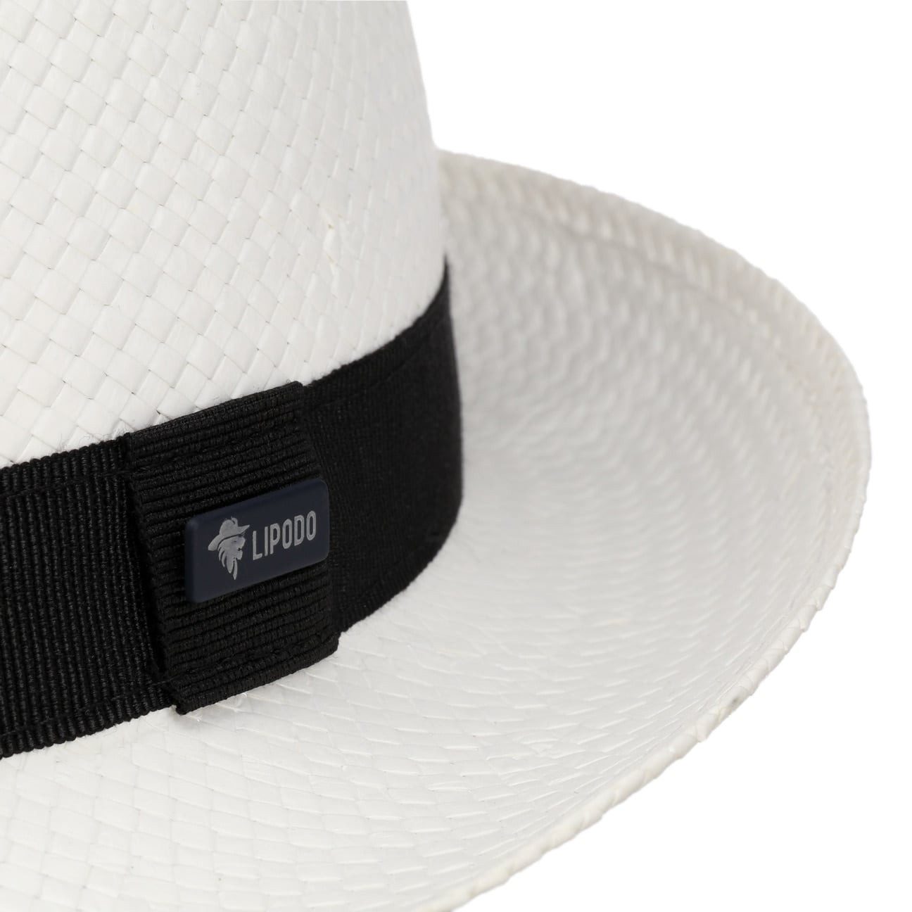 Lipodo Sonnenhut (1-St) Trilbyform mit Ripsband, Made in Italy – Bild 4 von 5