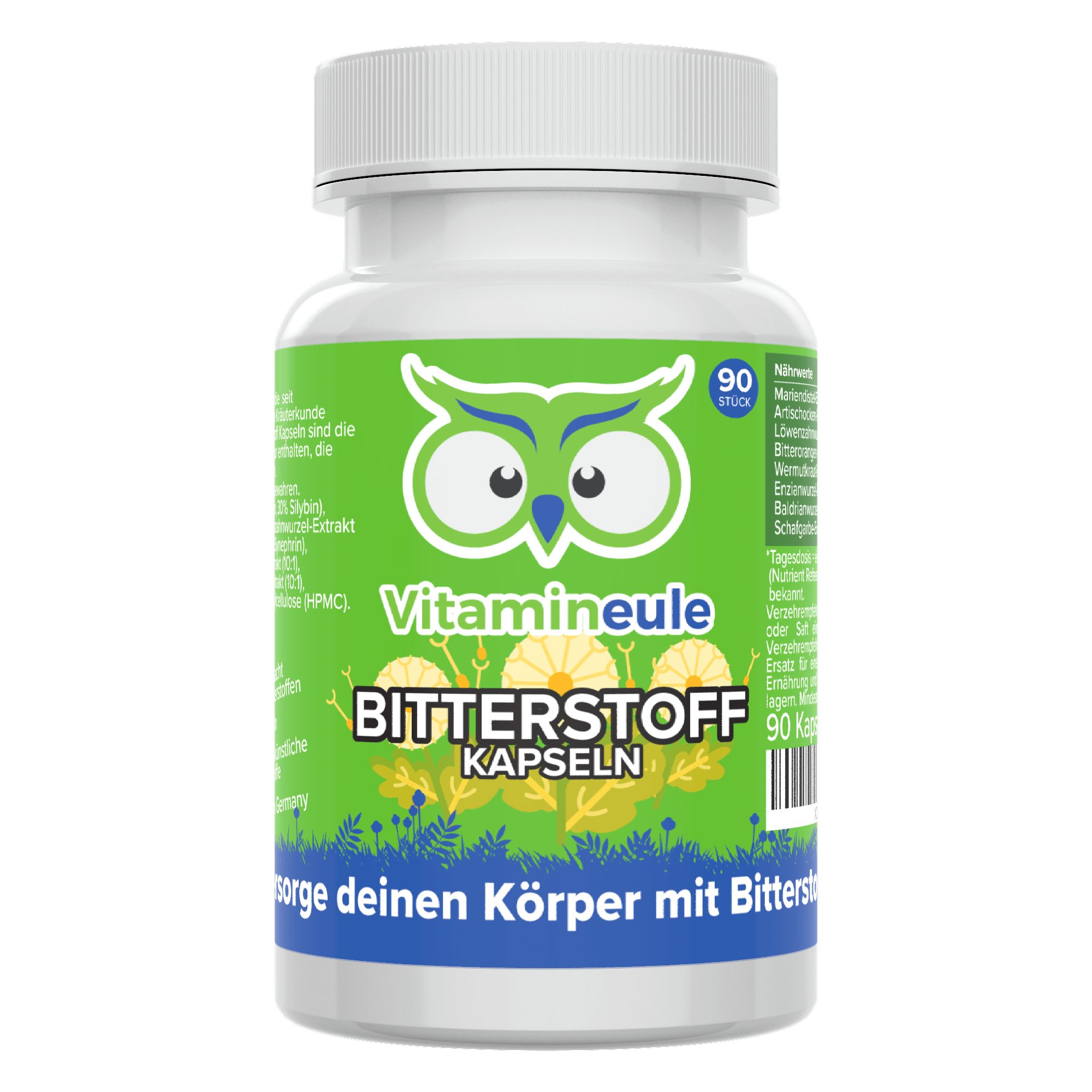 Bitterstoff Kapseln - mit acht Wirkstoffen - Kapsel