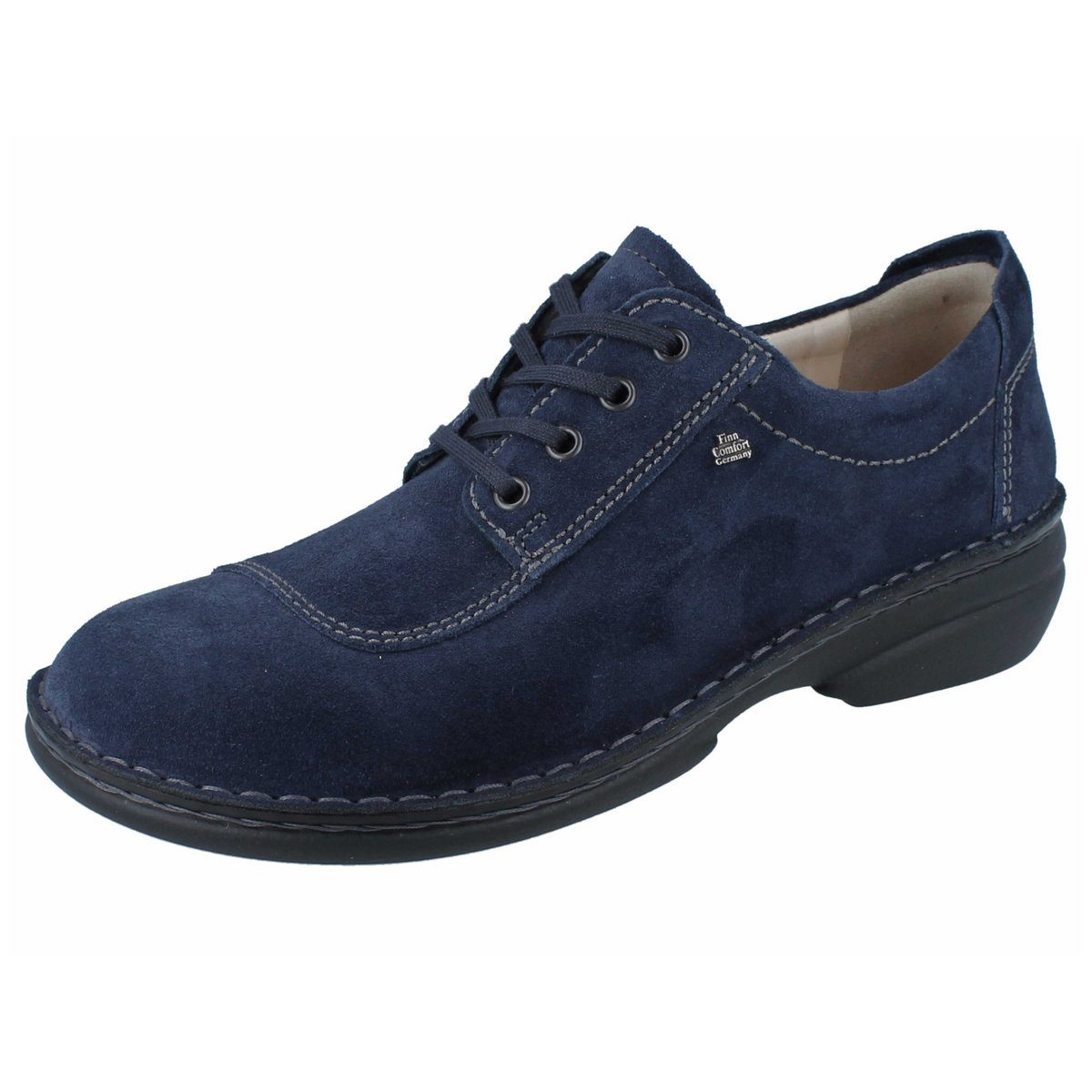 Finn Comfort blau Schnürschuh (1-tlg)