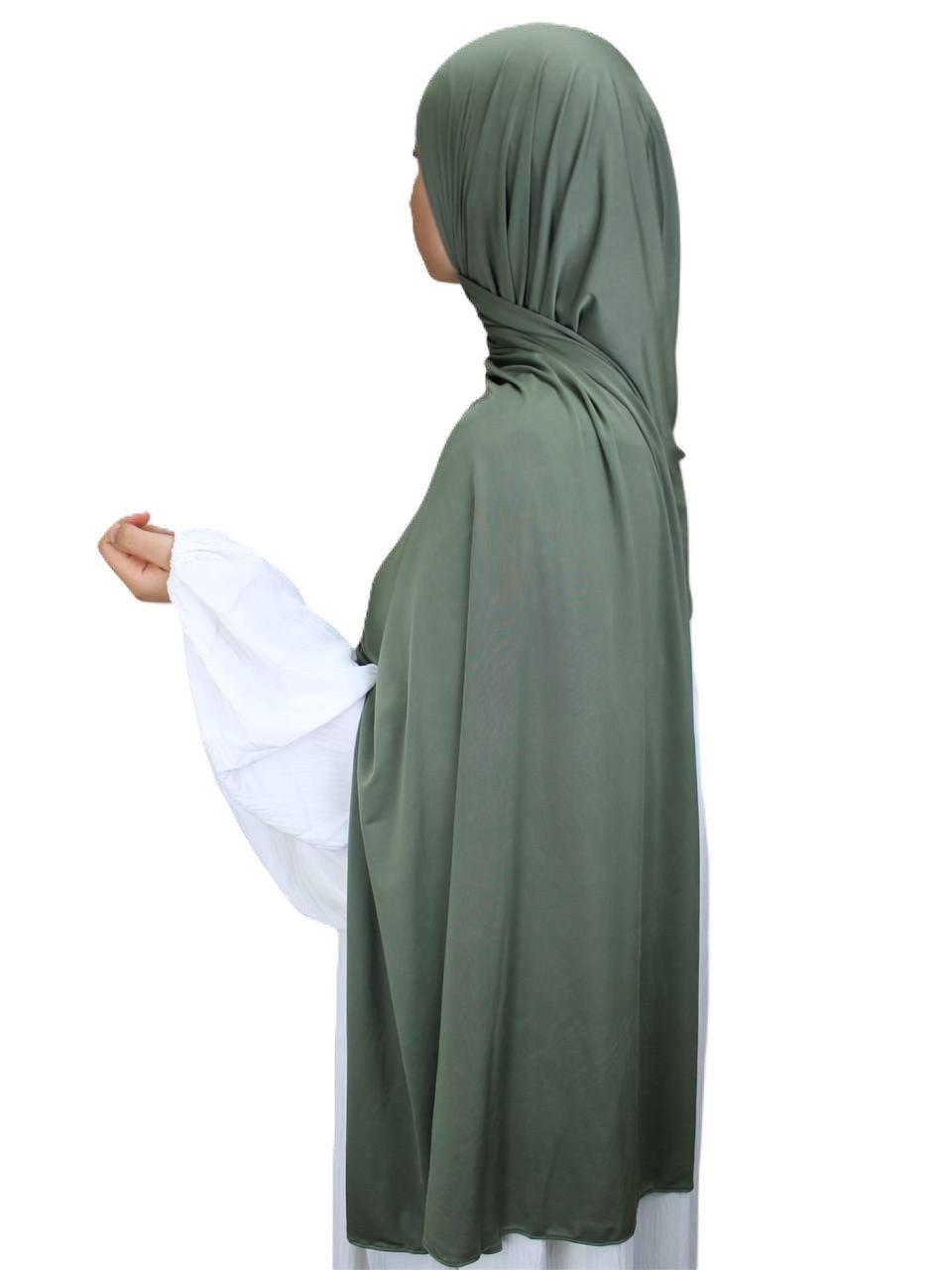 Aymasal Hijab Premium Liquid Hijab Scarf Kopftuch Khimar glänzend elegant H günstig online kaufen