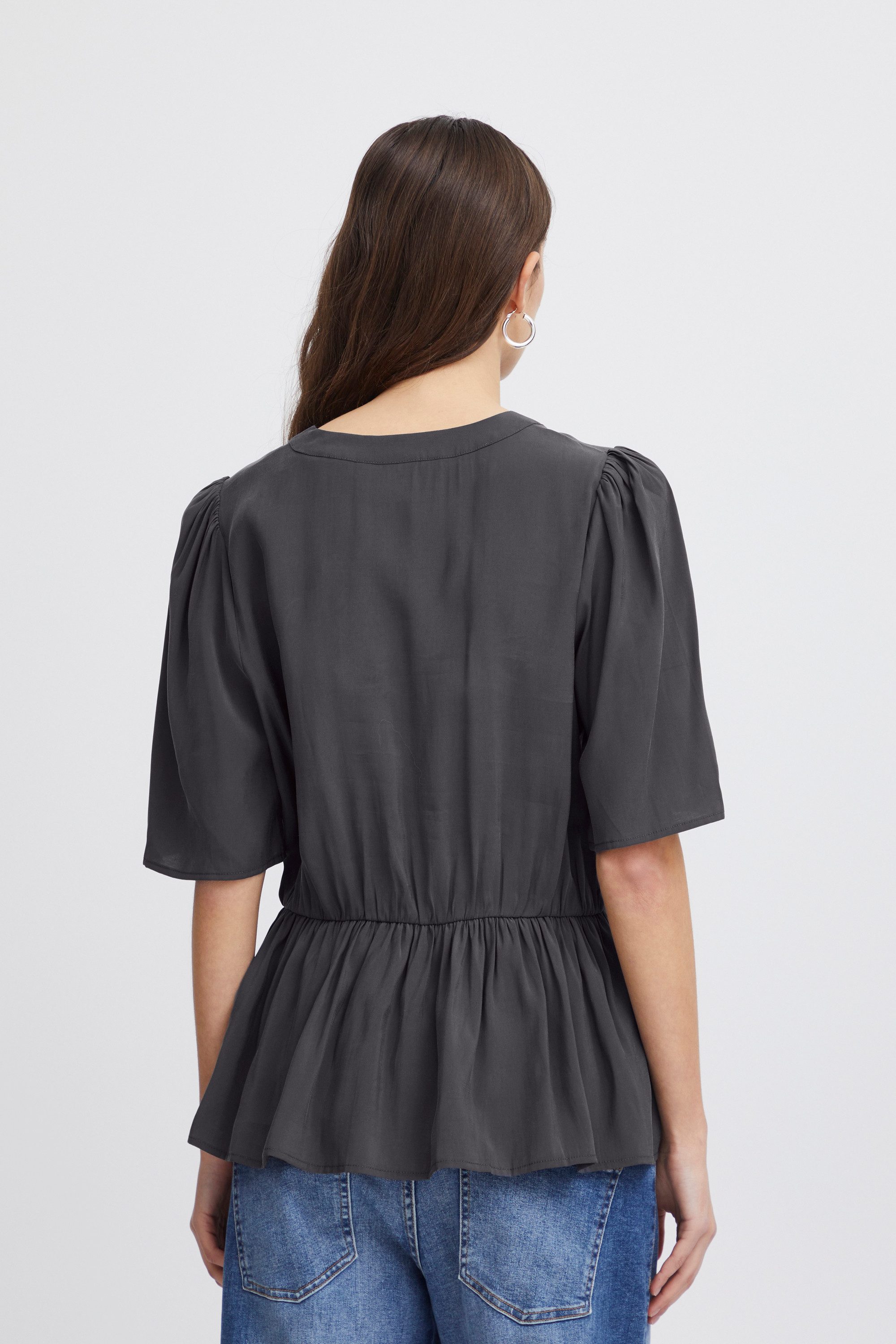 Ichi Kurzarmbluse Kurzarm-Bluse IHCINOMA