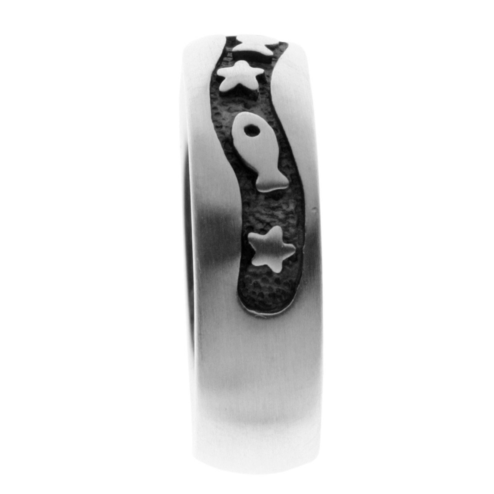 OSTSEE-SCHMUCK Fingerring Ostsee-Schmuck Ring Fisch & Stern Ring Fisch & St günstig online kaufen