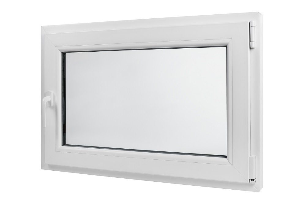 BRAVO Kunststofffenster Kunststoff Fenster Dreh/Kipp 90x60cm Anschlagrichtung Rechts mit Griff, (1 St)