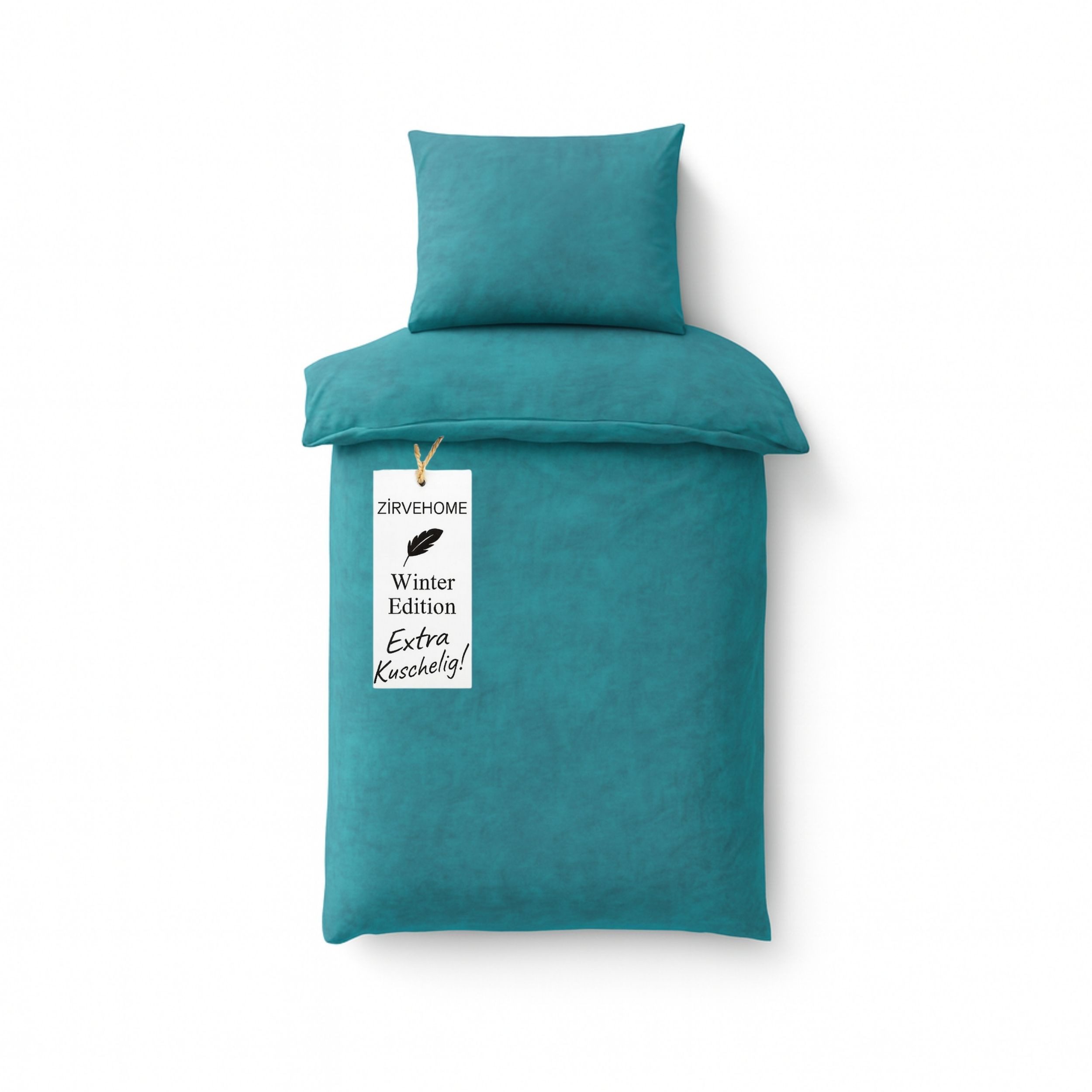 yadetextil Wendebettwäsche Winter Bettwäsche Cashmere Touch Fleece Kuschelig Warm & Flauschig, Fleece, 2 teilig, Winterbettwäsche 135x200 cm Cashmere Touch Fleece, Kuschelig, Warm