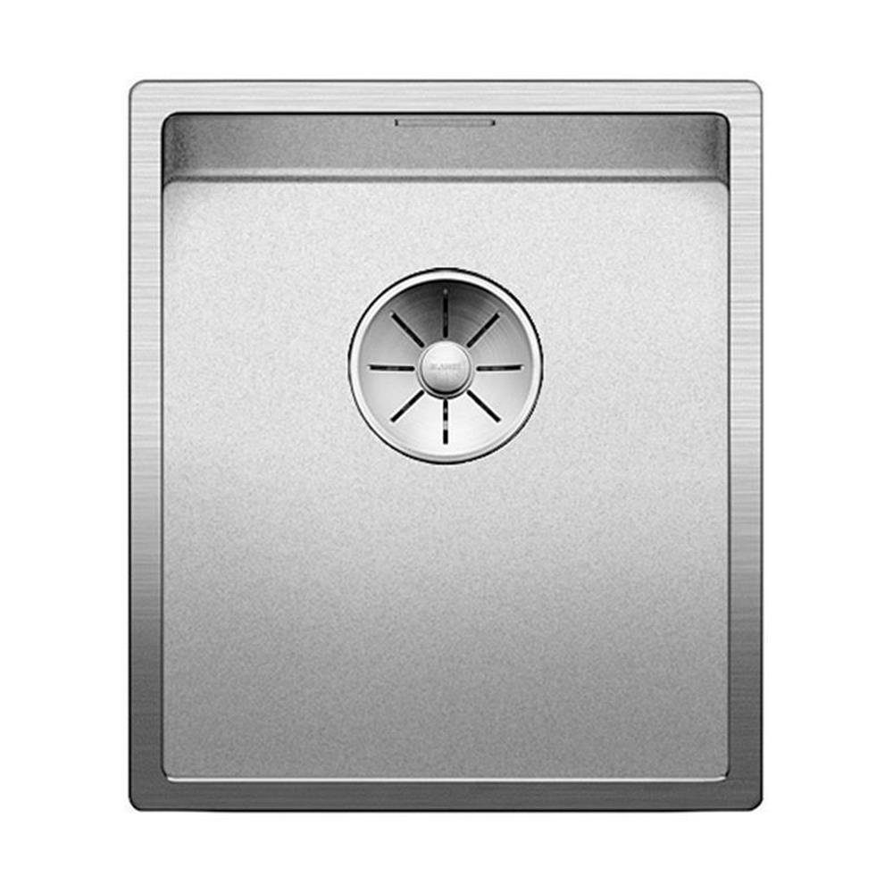 Blanco Edelstahlspüle CLARON 340-IF Edelstahl Durinox InFino, 38/44 cm