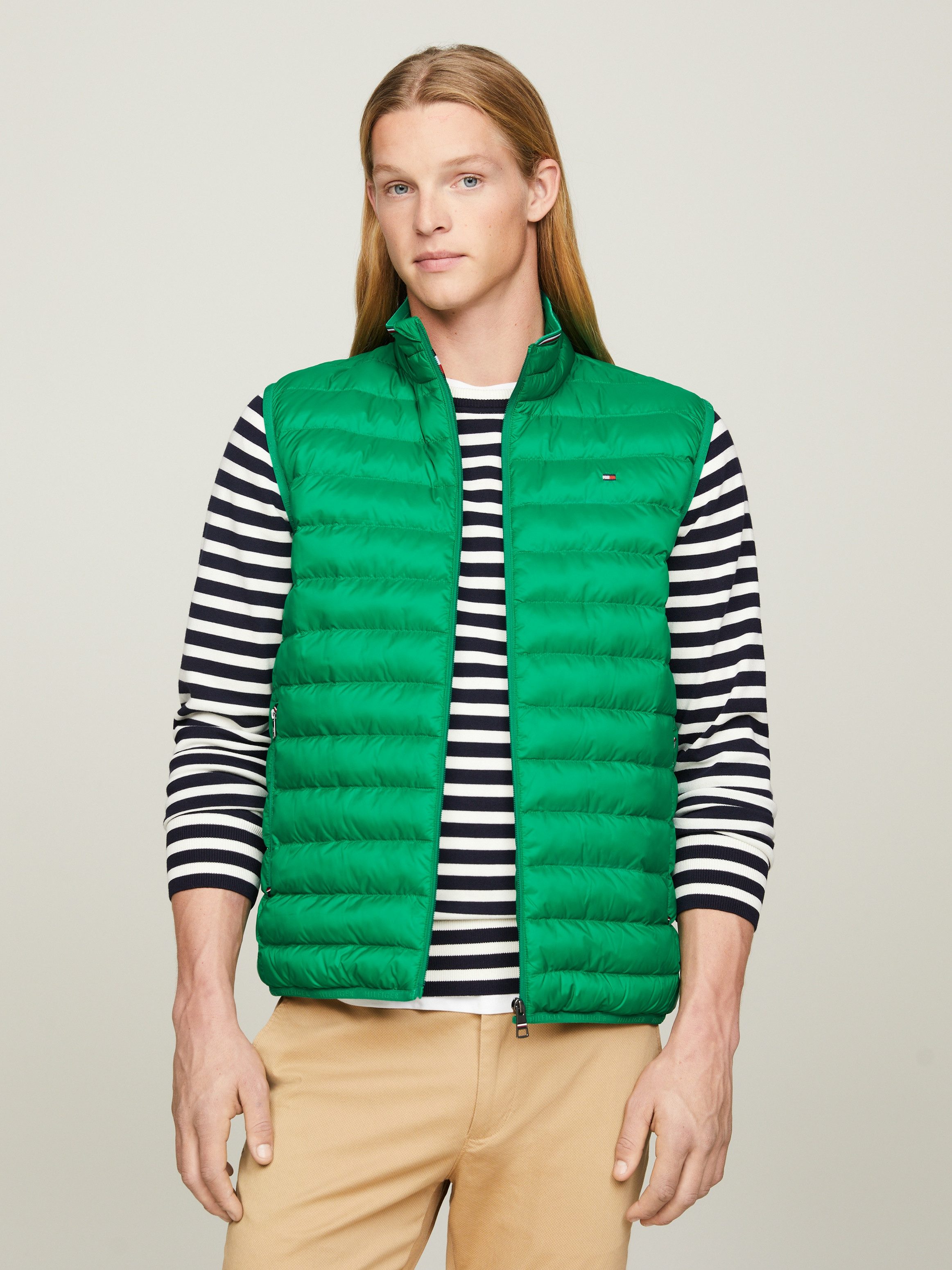 Tommy Hilfiger Steppweste PACKABLE RECYCLED VEST mit Tommy Hilfiger Logostickerei