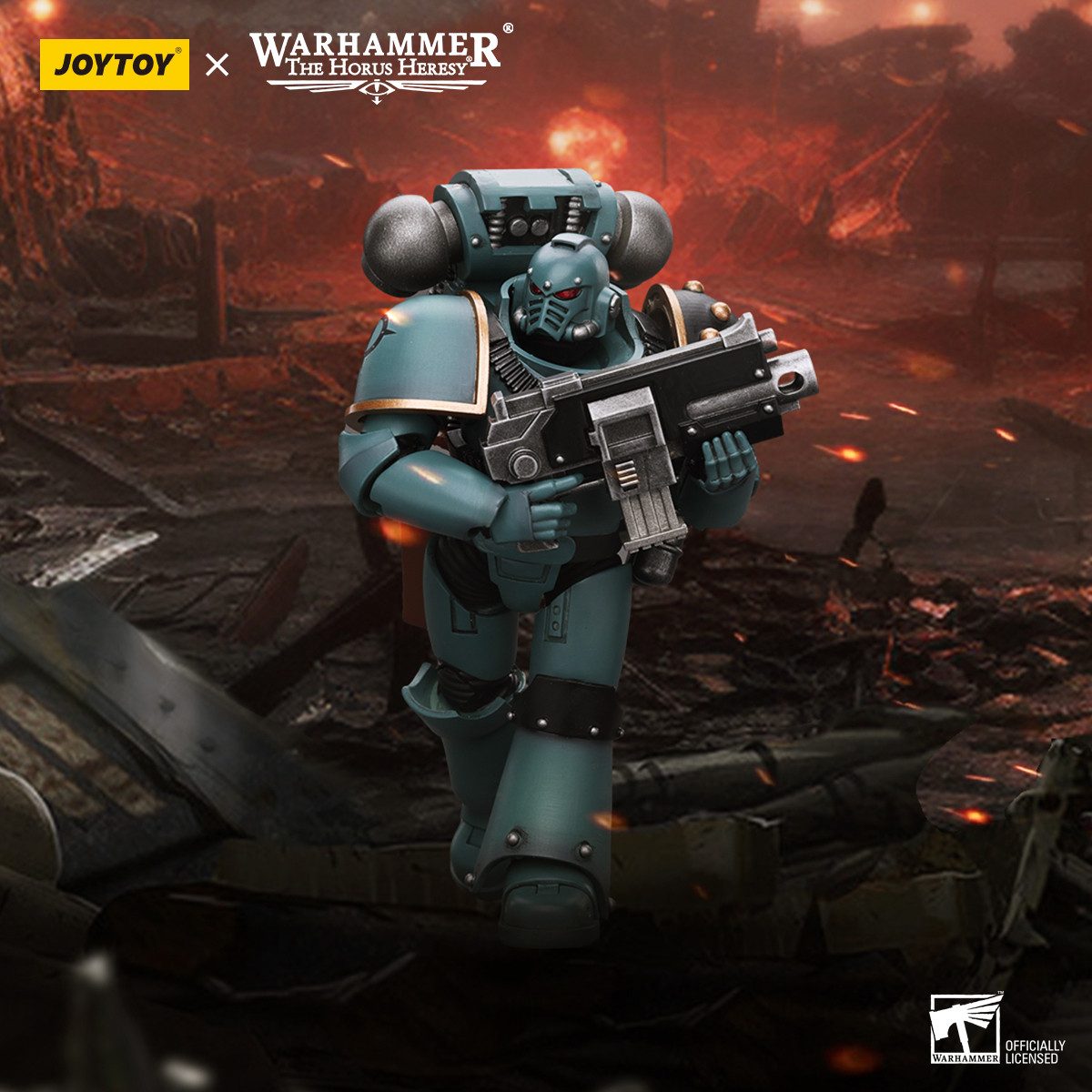 Joy Toy (CN) Actionfigur Joy Toy Warhammer The Horus Heresy 1/18 Sons of Horus MKIV Tactical Sq