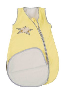 Sterntaler® Kinderschlafsack Sommer-Schlafsack Edda (1 tlg., Strampelsack Baby mit Reißverschluss und süßen Motiven), Babyschlafsack aus Polycotton, Pucksack Baby Sommer