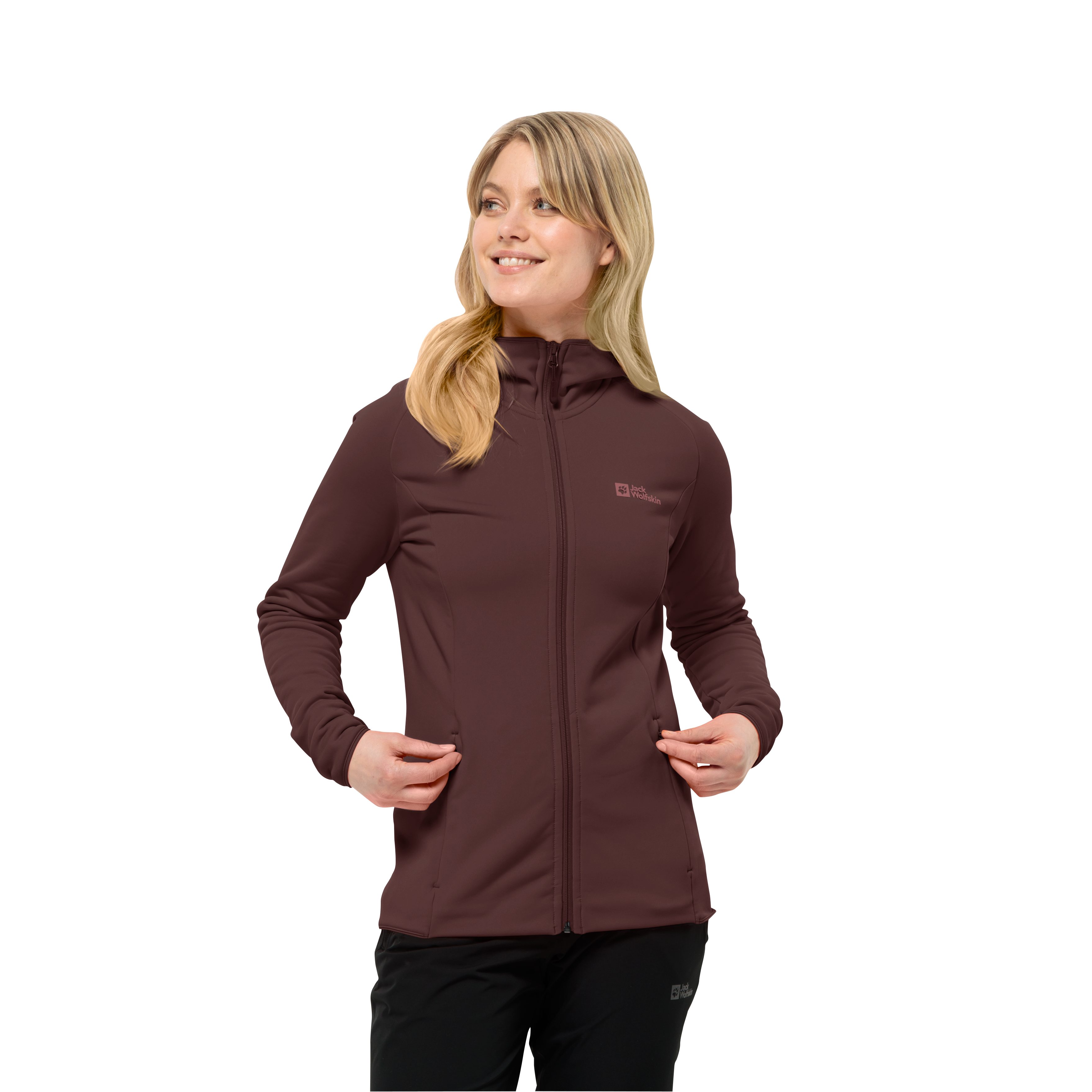 Jack Wolfskin Fleecejacke BAISELBERG HOODED FZ günstig online kaufen