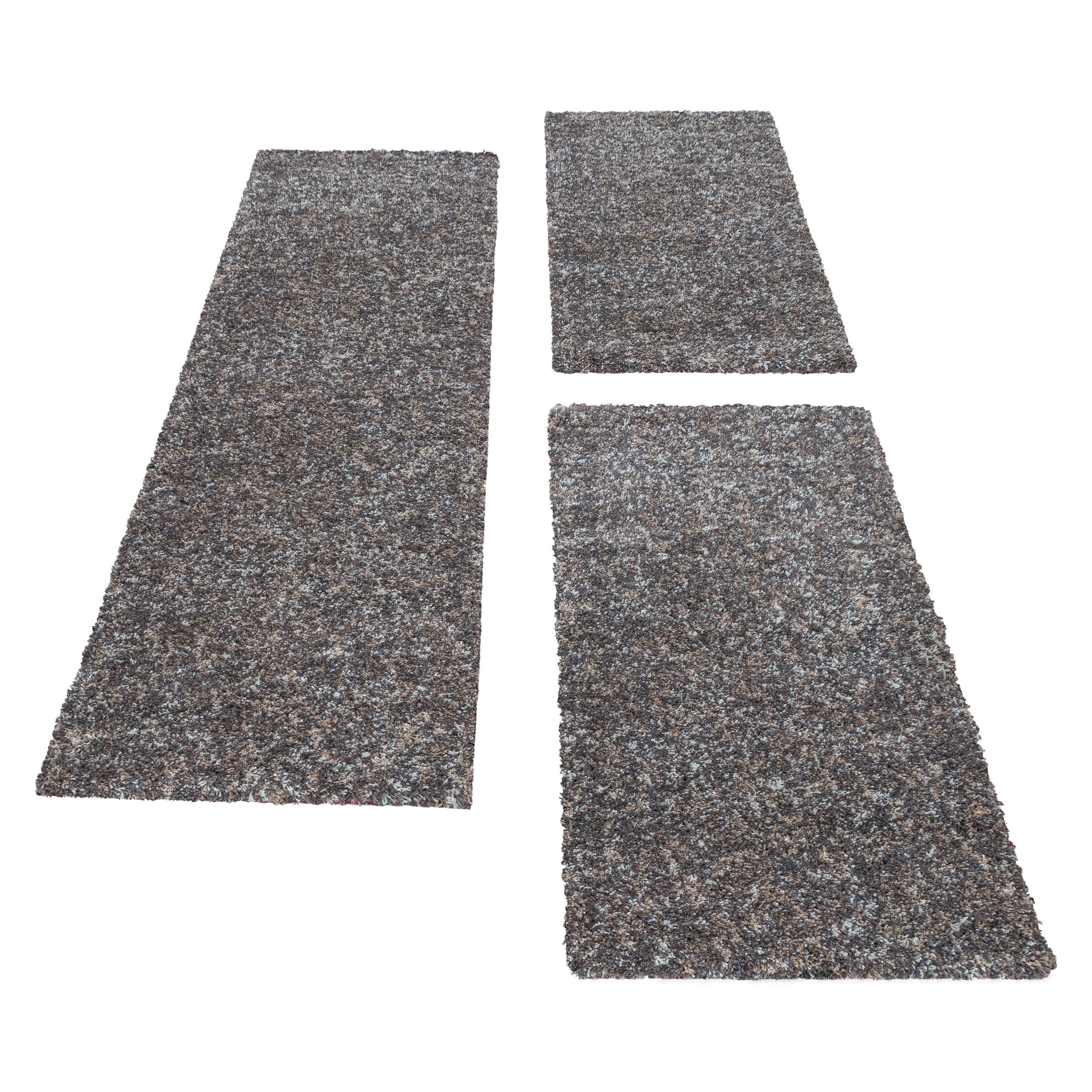 SIMPEX24 Hochflor-Bettumrandung Unicolor - Einfarbig, Höhe 30 mm, (Bett-Set günstig online kaufen