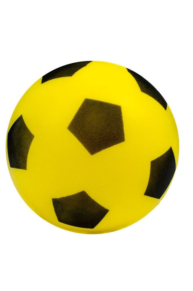 Power Shot Trainingshilfe Schaumstoffball Fussball 20cm gelb
