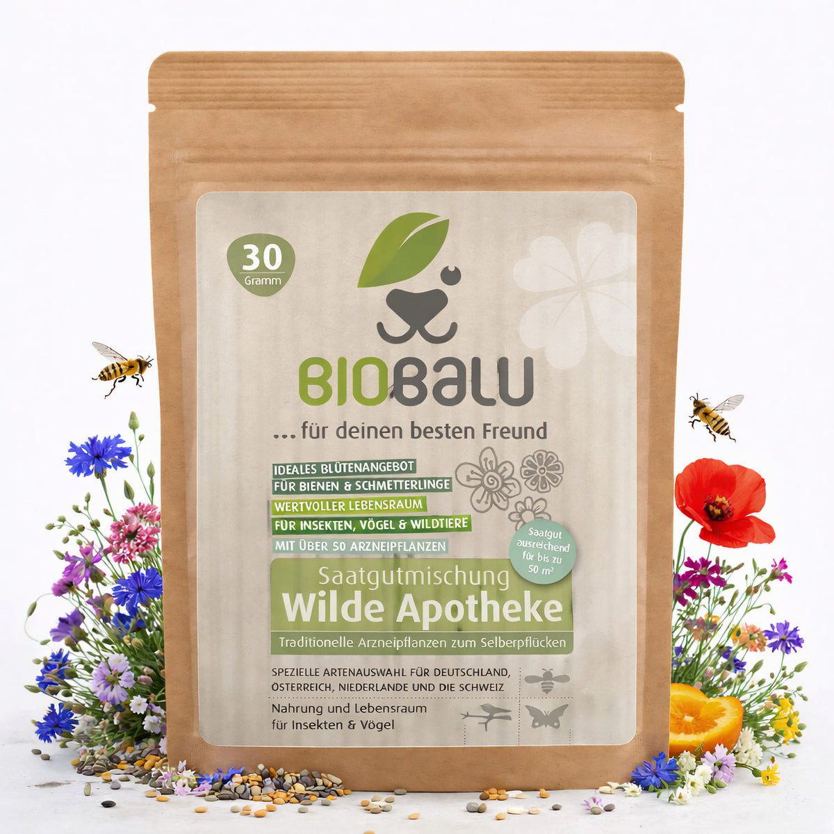 Biobalu Samen Biobalu Wilde Apotheke Heilkräuter Samen