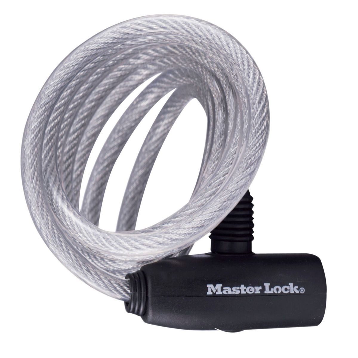 Master Lock Zahlenkabelschloss Spiralkab. 1,80m inkl. 2 Schlüssel 8127EURDPRO