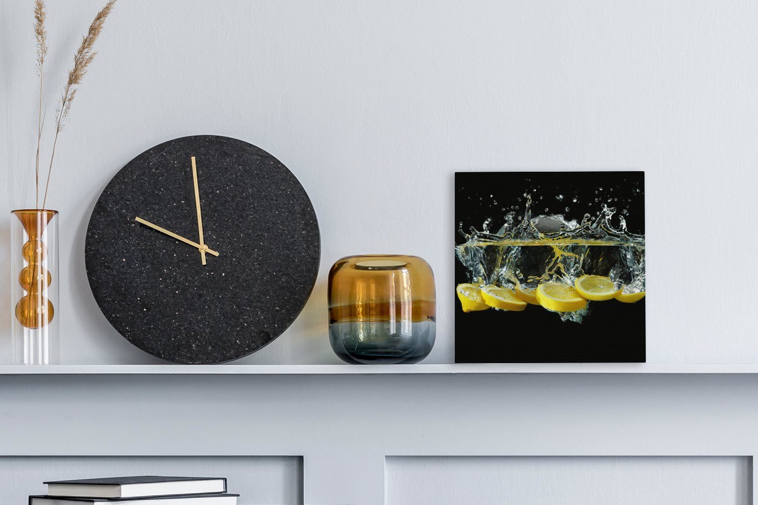 OneMillionCanvasses® Leinwandbild Zitrone - Frucht - Gelb - Stilleben - Was günstig online kaufen