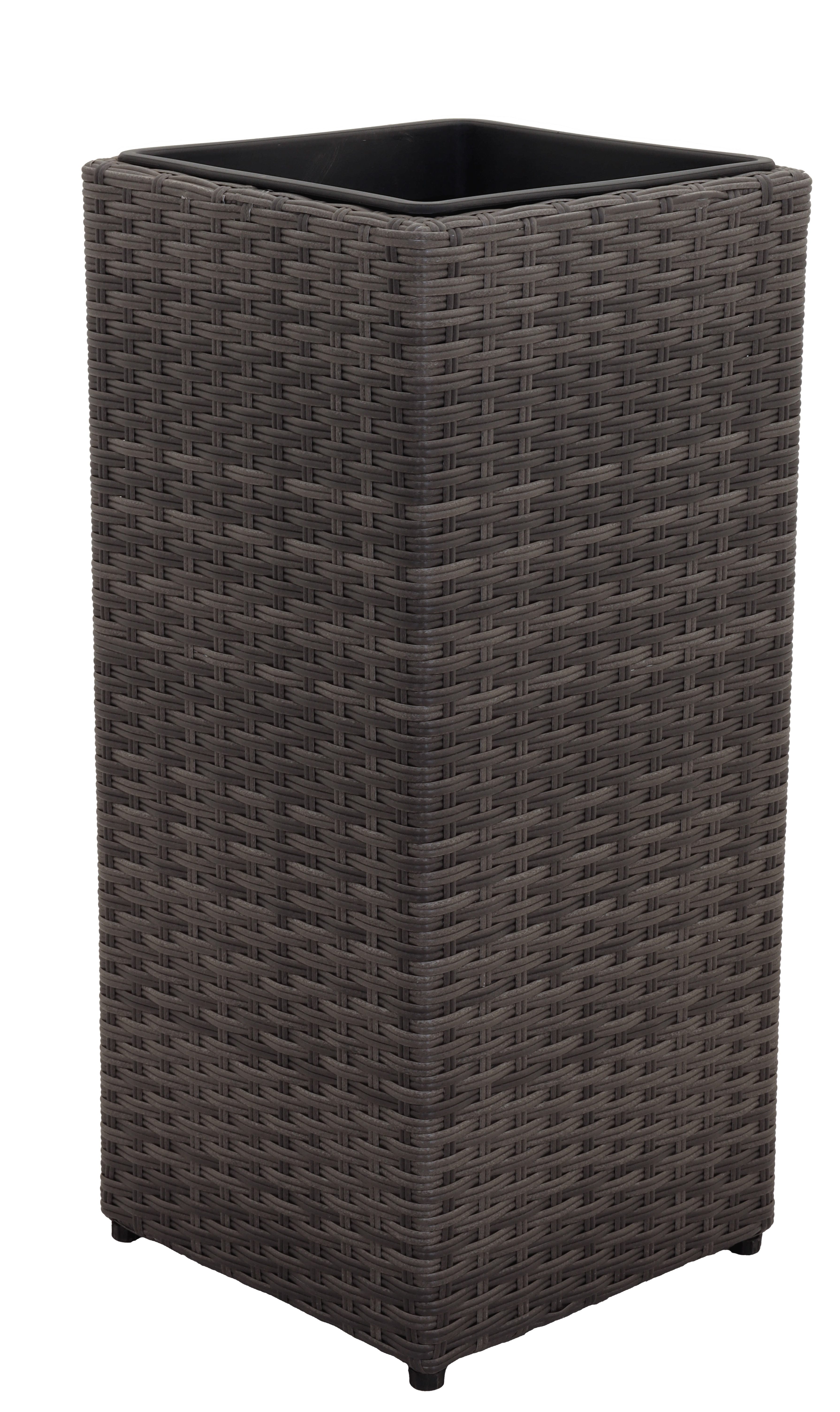 tegawo Pflanzkübel Polyrattan Zylinder günstig online kaufen