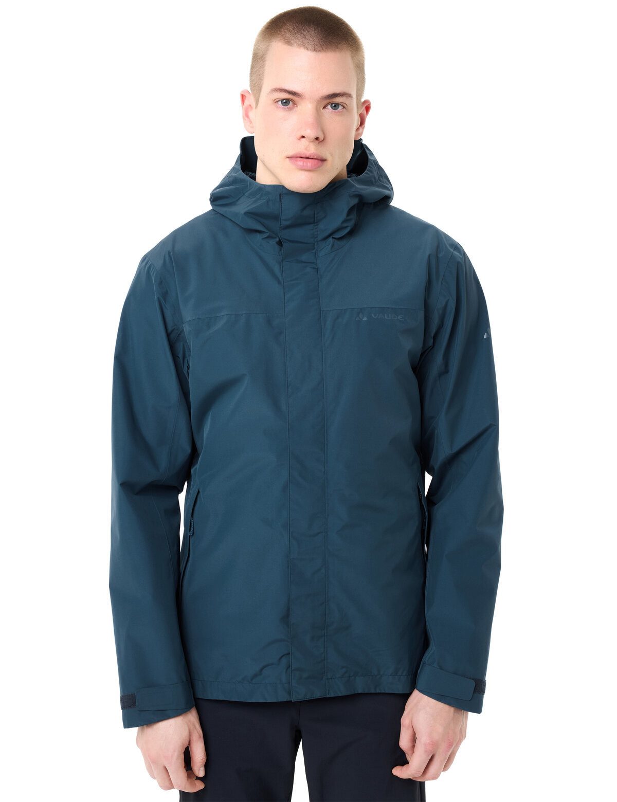 VAUDE Outdoorjacke Men's Strathcona Jacket (1-St) wasserdichte, winddichte Hardshelljacke