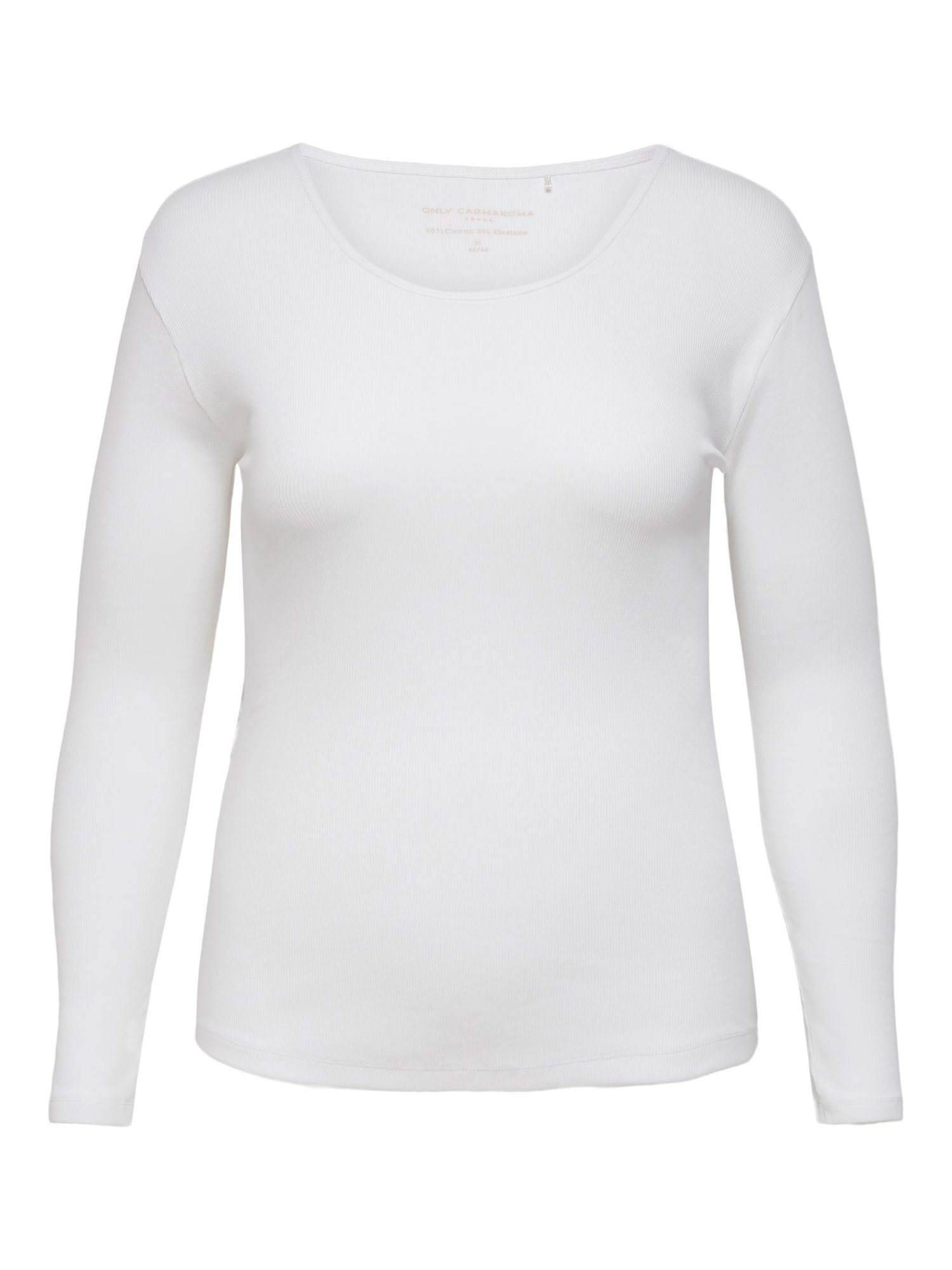 ONLY CARMAKOMA Rundhalsshirt Only Carmakoma Damen Shirt mit  Rundhalsausschnitt