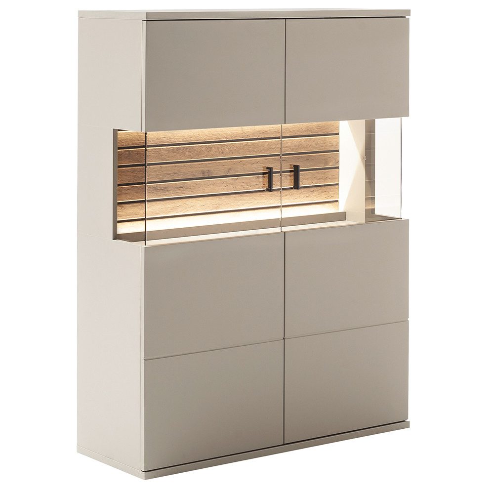 Lomadox Wohnzimmer-Set LIEZEN-05, (Mega-Spar-Set, 4-St., Highboard günstig online kaufen