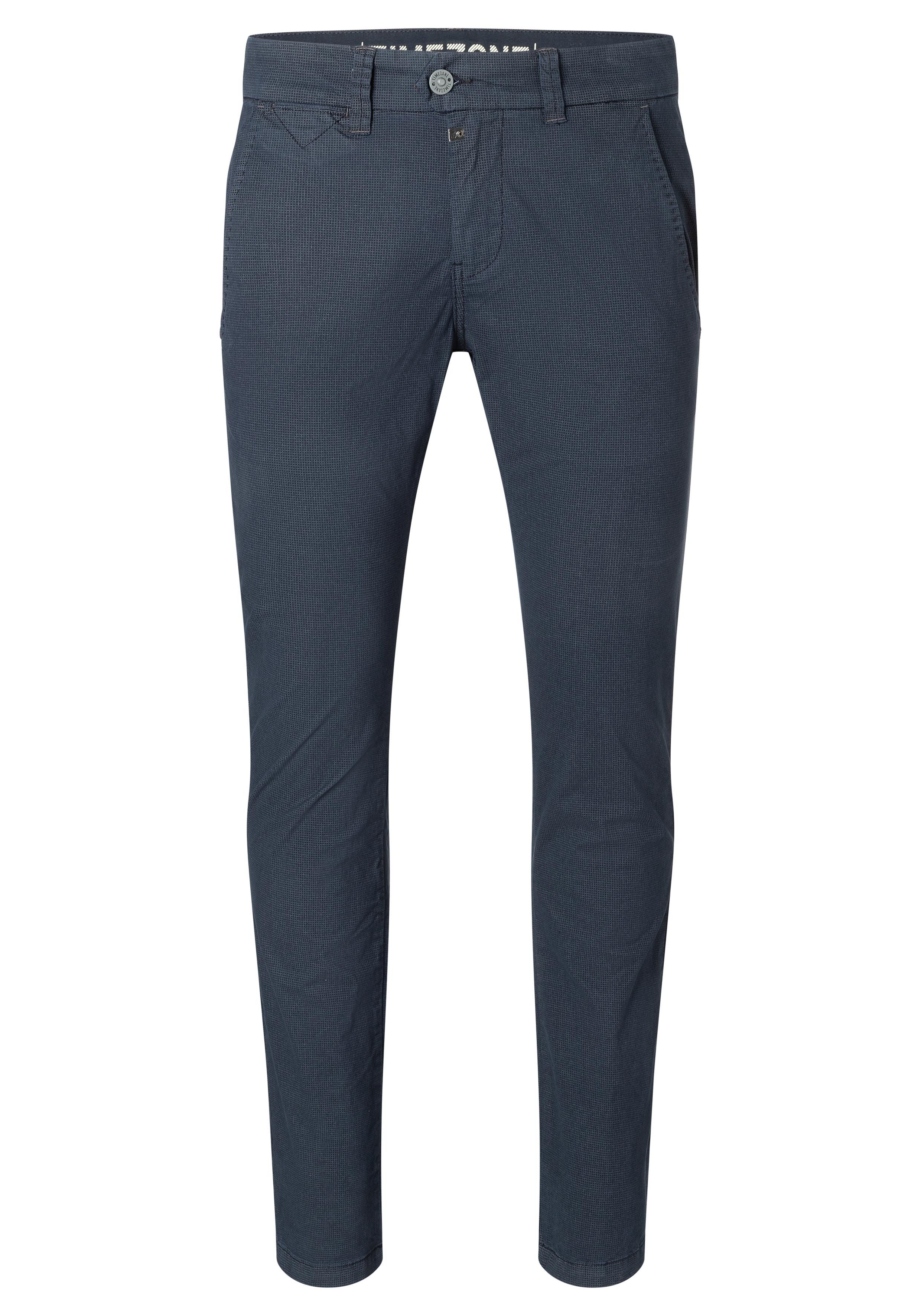 TIMEZONE Herren Chino Hose SLIM JANNOTZ Mid Waist Slim Fit - Blau Beige Gra günstig online kaufen