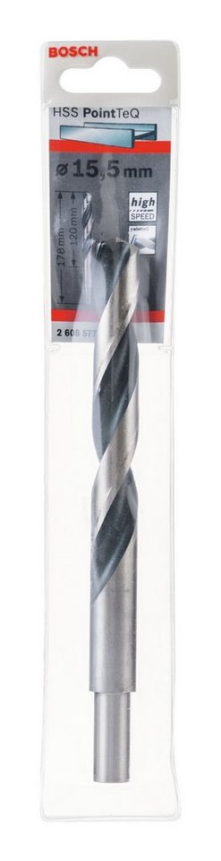 Thumbnail - BOSCH Metallbohrer, HSS PointTeQ mit reduziertem Schaft (DIN 338) - 15,5 mm - 1er-Pack