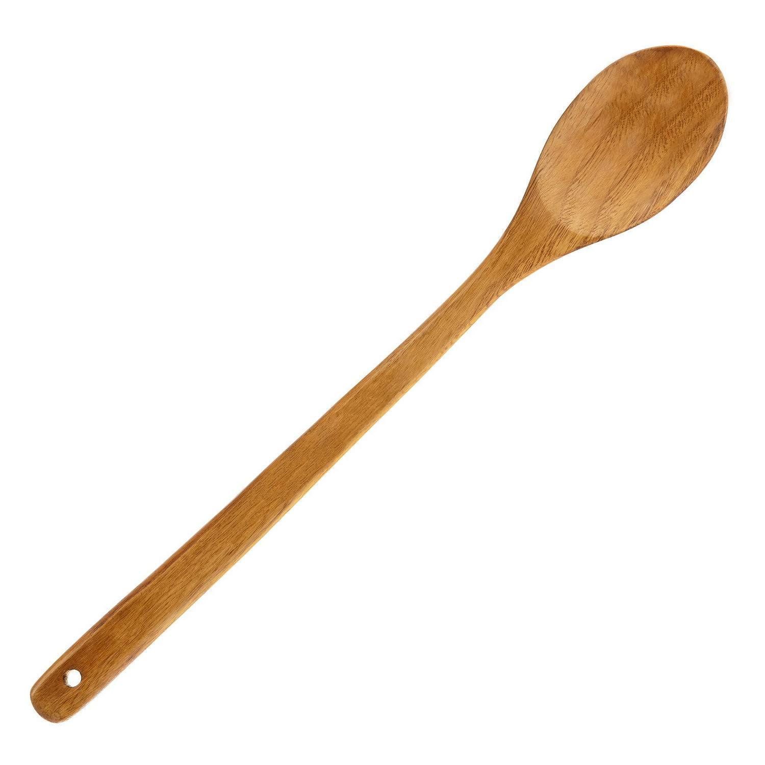 LuxusKollektion Kochlöffel Holzlöffel Langgriff 41,9cm Holzfarbig Kemu