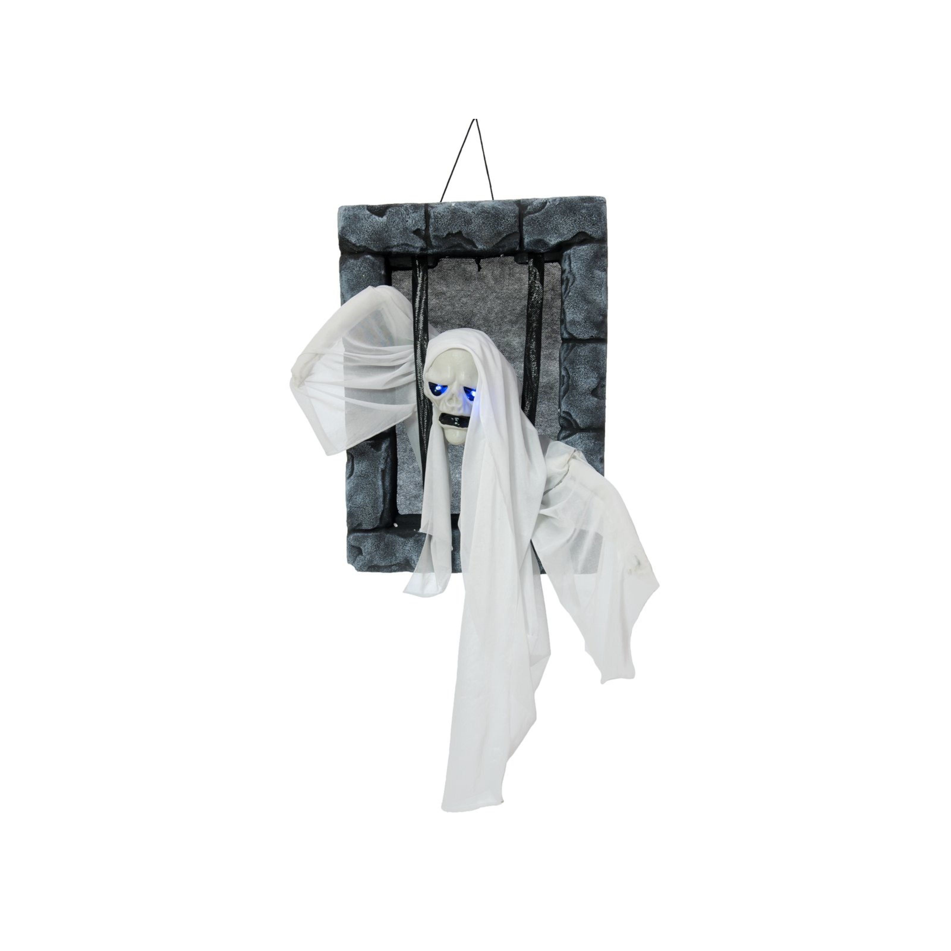 EUROPALMS Dekofigur (Deko und Möbel, Halloweendeko), Halloween Figur Geist im Knast, 46cm - Halloweendeko