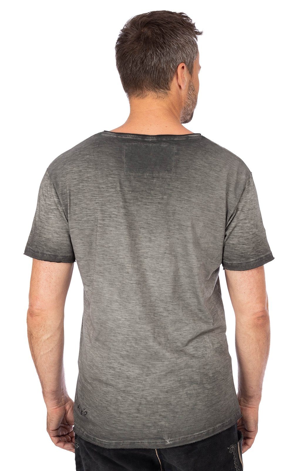 Hangowear ZACHY T-Shirt grau Trachtenshirt