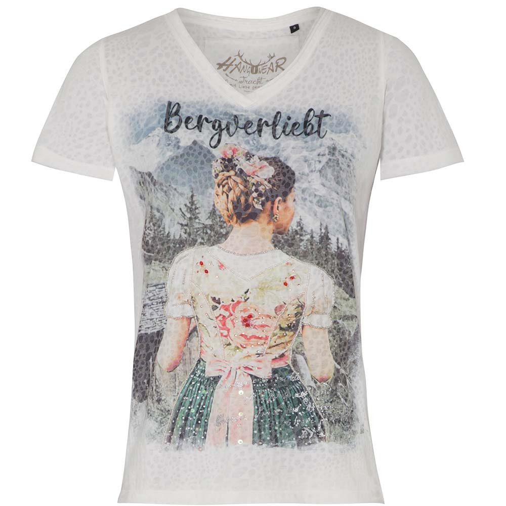 Trachtenshirt Trachtenshirt Damen - YOLANDA - offweiß
