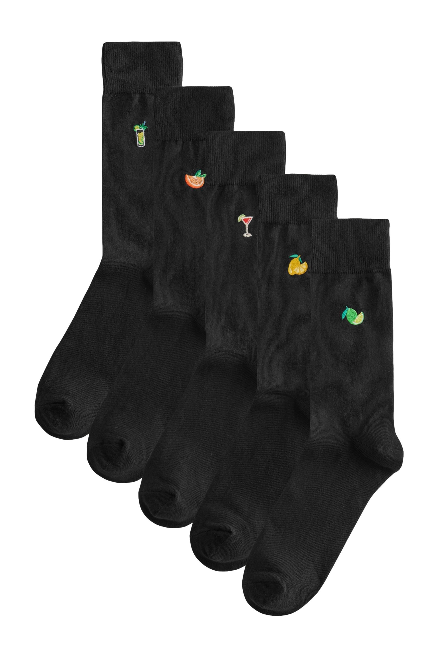 Next Kurzsocken Socken mit Stickerei (5-Paar) günstig online kaufen