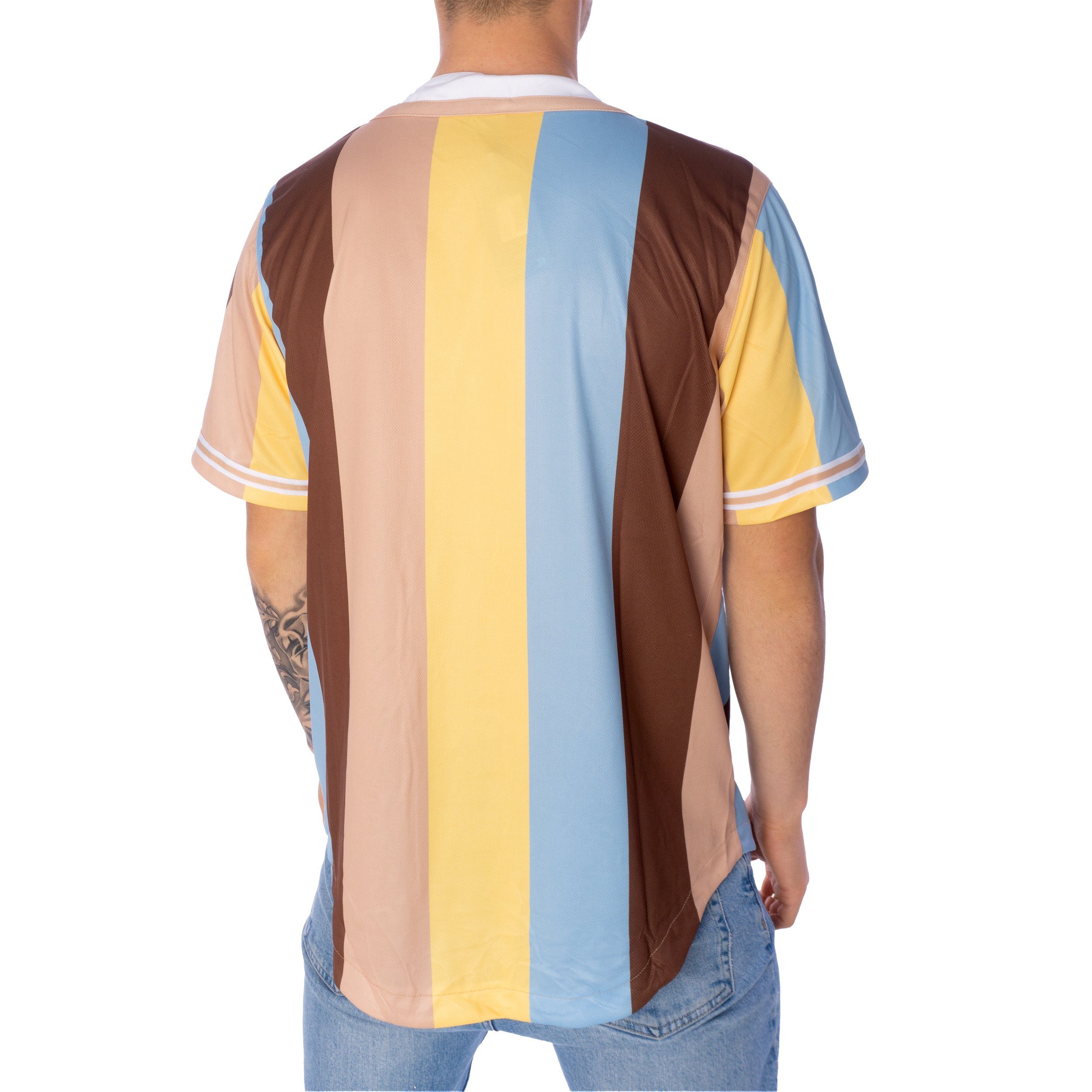 Karl Kani T-Shirt T-Shirt Karl Baseball (1-tlg) Striped Kani Varsity