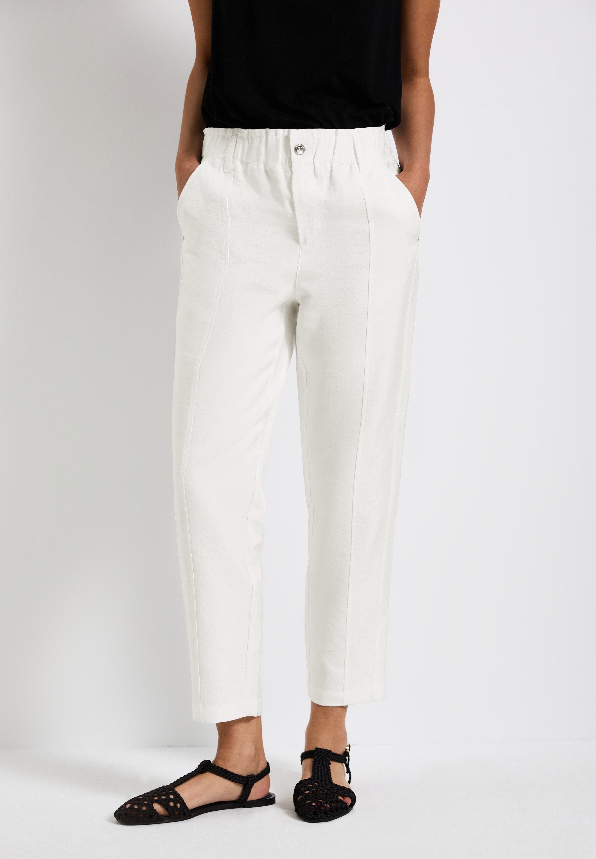 STREET ONE Paperbag-Hose High Waist günstig online kaufen