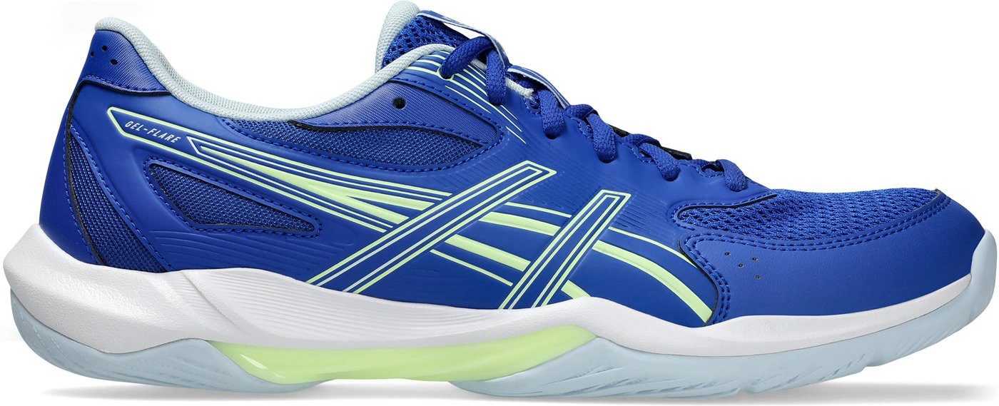 GEL-FLARE 12 ASICS BLUE/ILLUMINATE YELLOW Hallenschuh