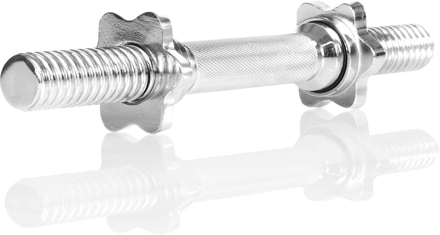 MOVIT Kurzhantelstange Kurzhantel Stange 35 cm mit Verschlüssen, 130 cm (1-tlg)