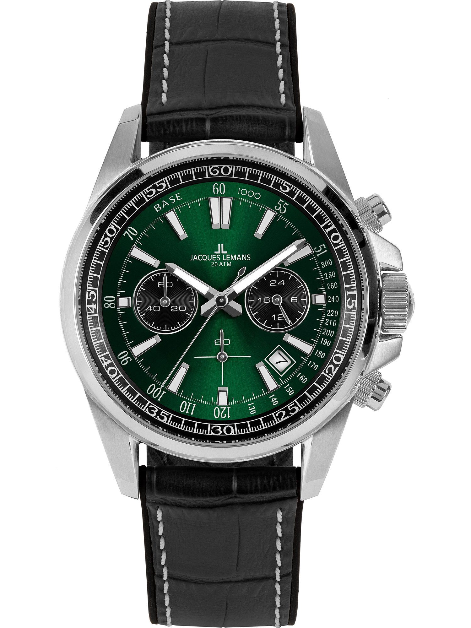 Chronograph Jacques Lemans Herren-Uhren Analog Quarz