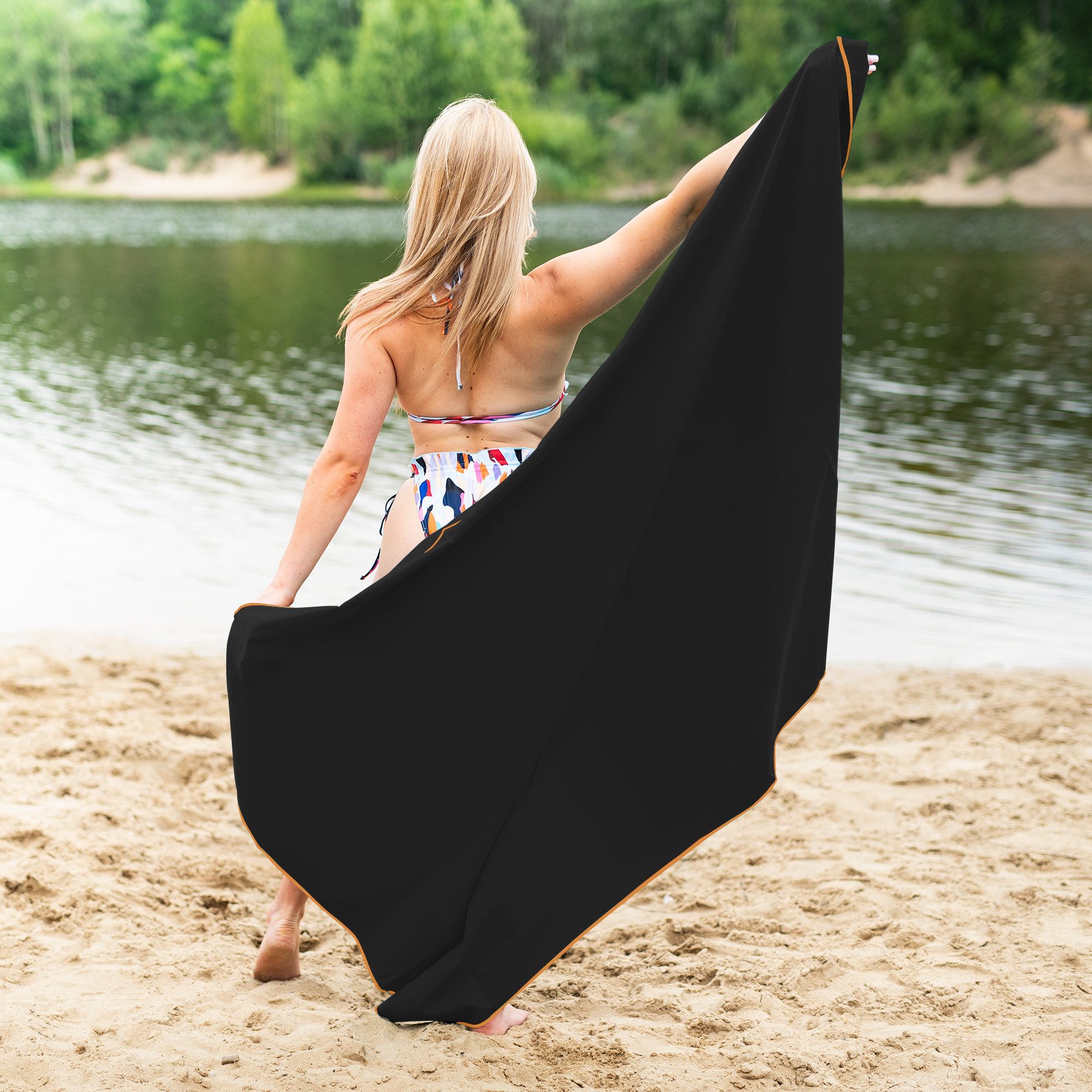 Nils Handtuch Mikrofaserhandtuch Campinghandtuch Strandtuch 180x100cm, günstig online kaufen