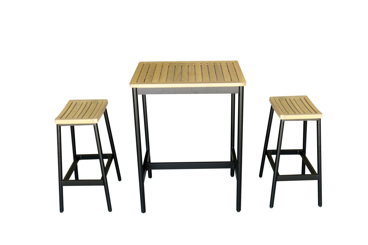 Primaster Bargruppe Primaster Bar-Set Salo Eucalyptusholz, Witterungsbeständig