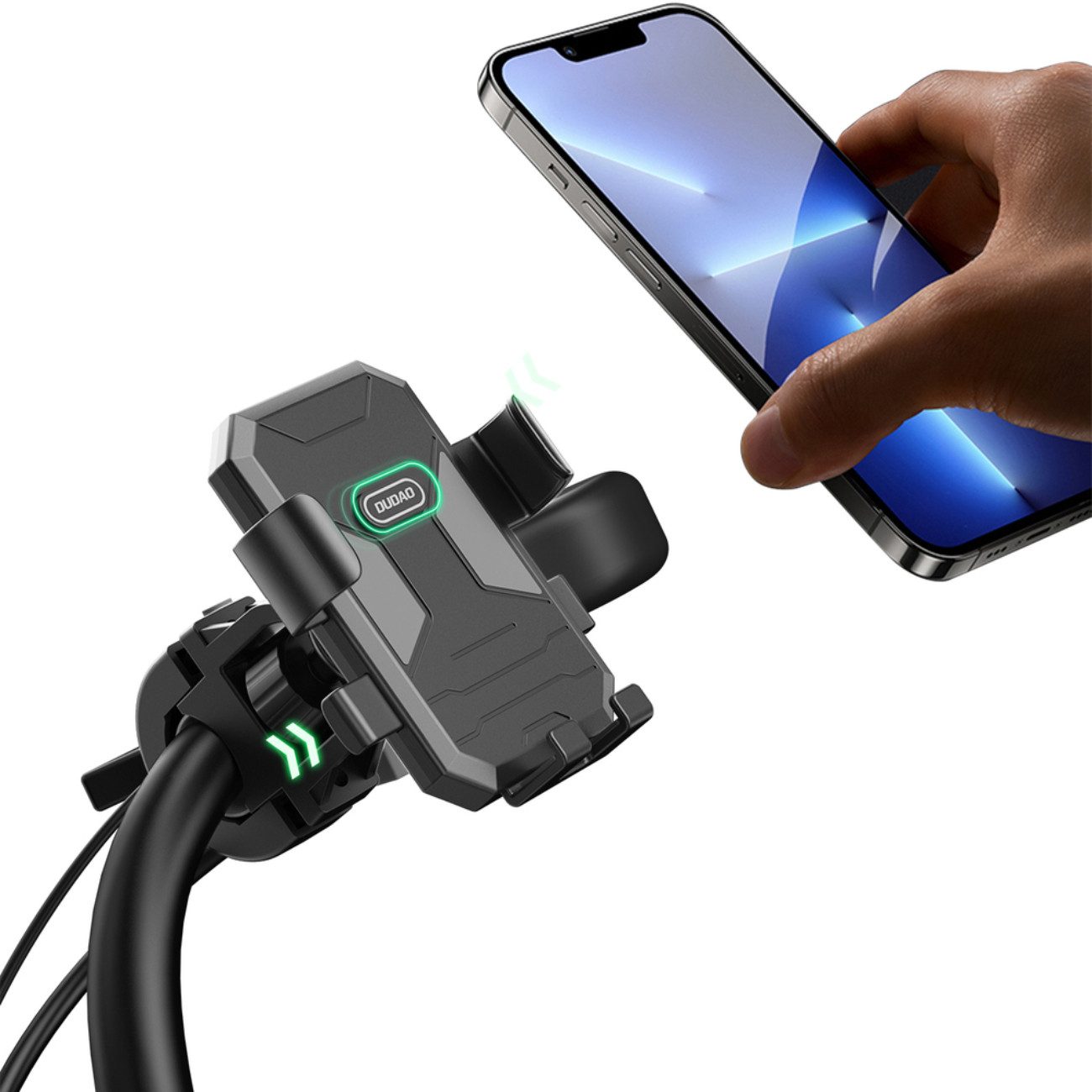 Dudao F7C Phone Holder (up to 7 inches, single mount, bicycle and motorcycle mount for smartphones up to 7 inches)